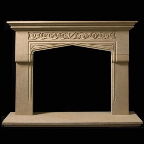 tudor surround fireplace.